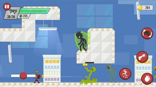 火柴人僵尸射击截图