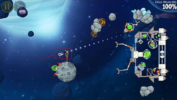 愤怒的小鸟太空版截图
