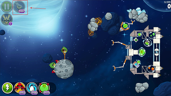 愤怒的小鸟太空版截图