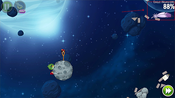 愤怒的小鸟太空版截图