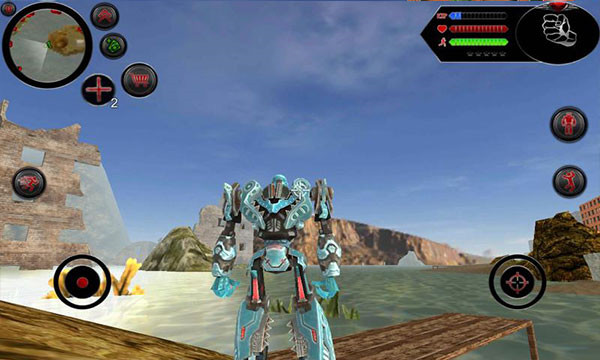 变形鲨鱼机器人截图