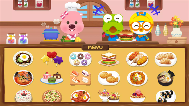 pororo cooking game截图3