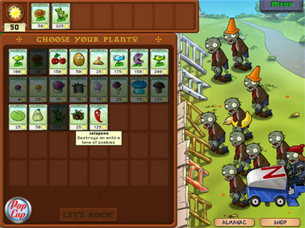 pvz一代手机版截图